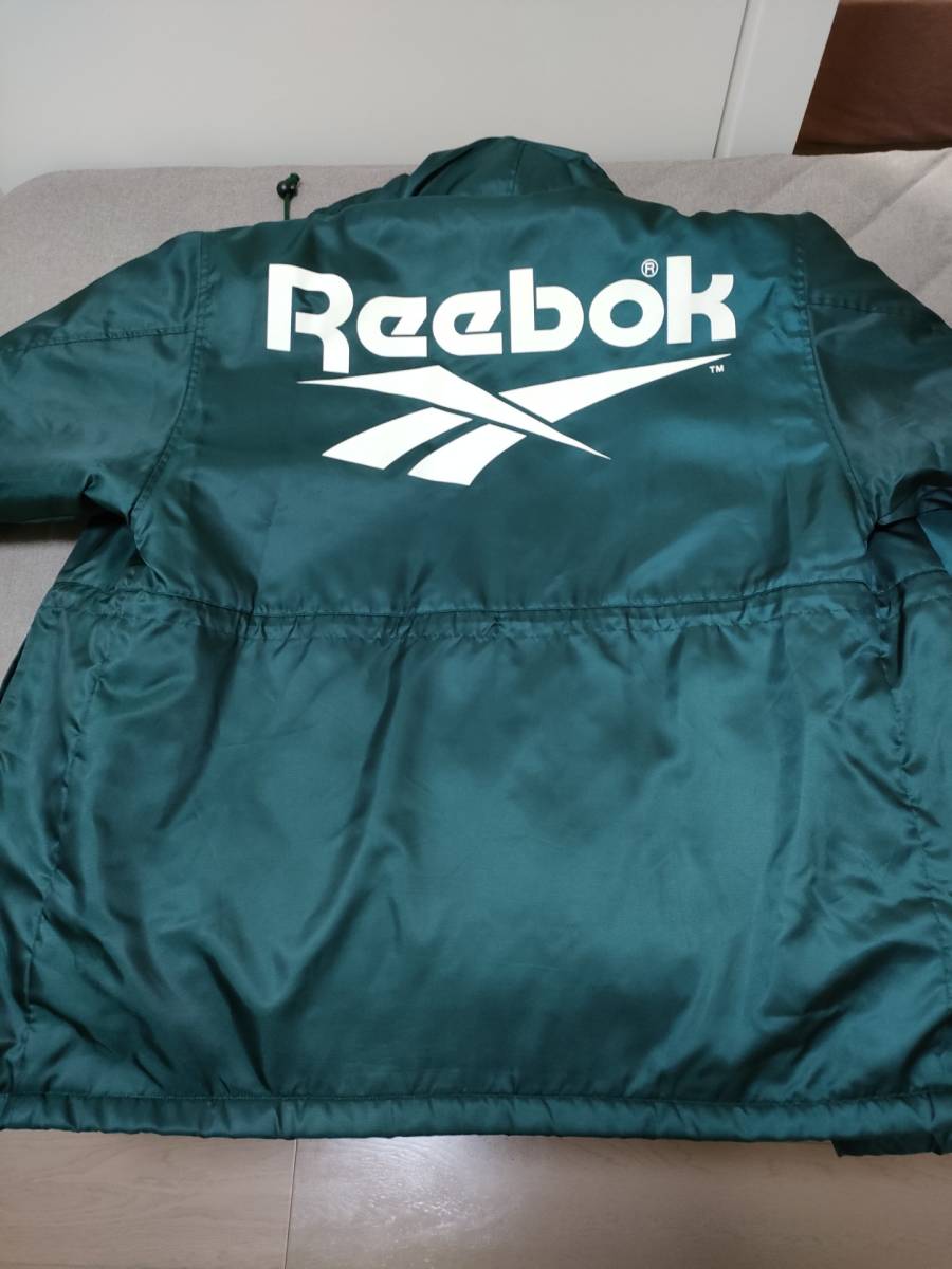 Reebok リーボック ベンチコート ウィンドブレーカー パーカー ジャンパー L 良品_画像4