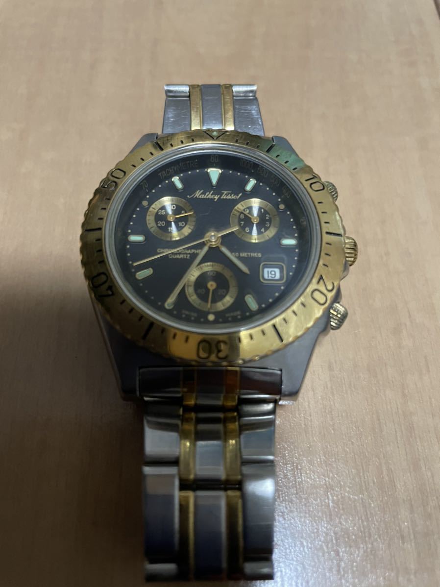 限定価格セール！】 Tissot Mathey メンズ男性 中古ヴィンテージ 0716