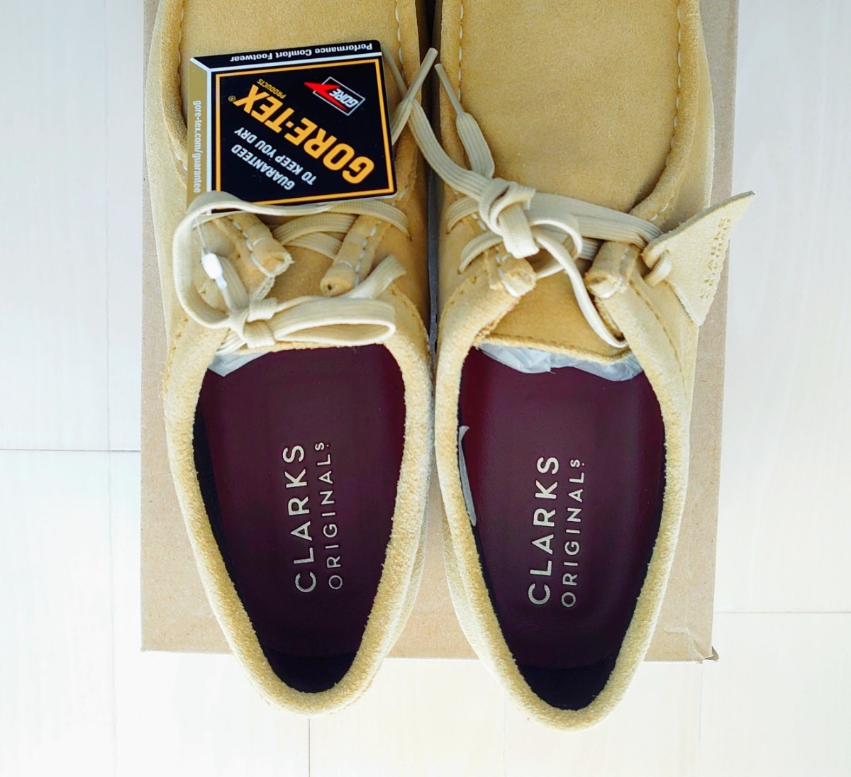 新品☆Clarks wallabee GTX GORE-TEX Vibram クラークス ワラビー