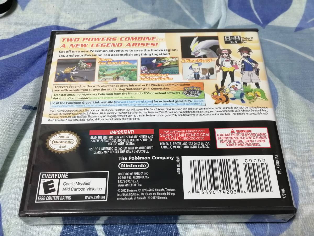 ポケモンホワイト２北米版 Pokemon White Version (輸入版:北米 