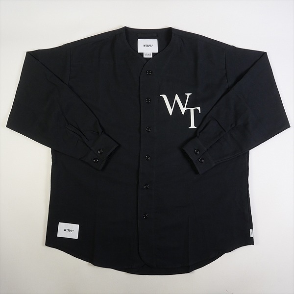 WTAPS ダブルタップス 22AW LEAGUE 02/LS/COTTON ベースボールシャツ