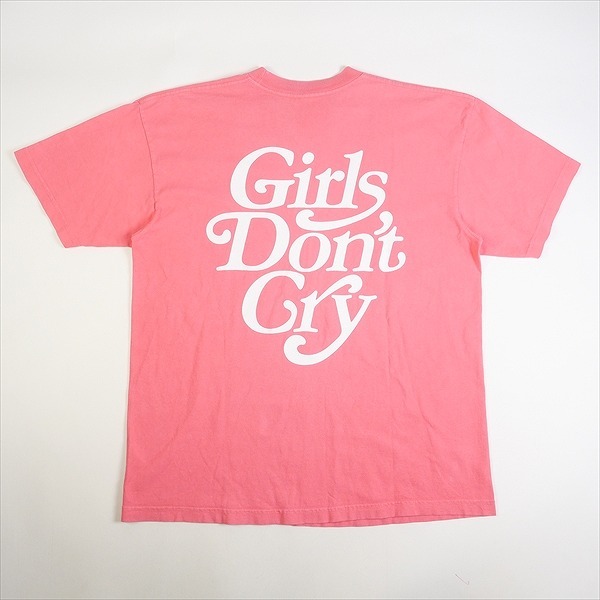 Girls Dont Cry ガールズドントクライ Logo Tee Tシャツ ピンク Size 【L】 【中古品-良い】 20747925_画像1