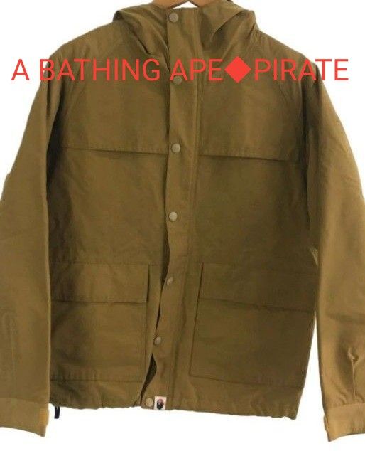 A BATHING APE◆PIRATE アベイシングエイプ　パイレーツ　マウンテンパーカー　L