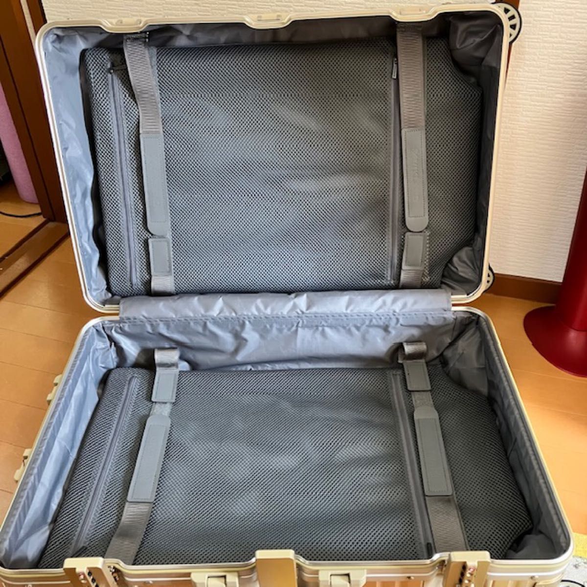 新品】LANZZO(ランツォ) 87L 高級スーツケース ブルー リモワ好きに 一