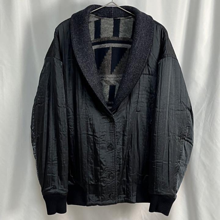 80s ISSEY MIYAKE MEN 筆タグ 中綿 リバーシブル ジャケット-