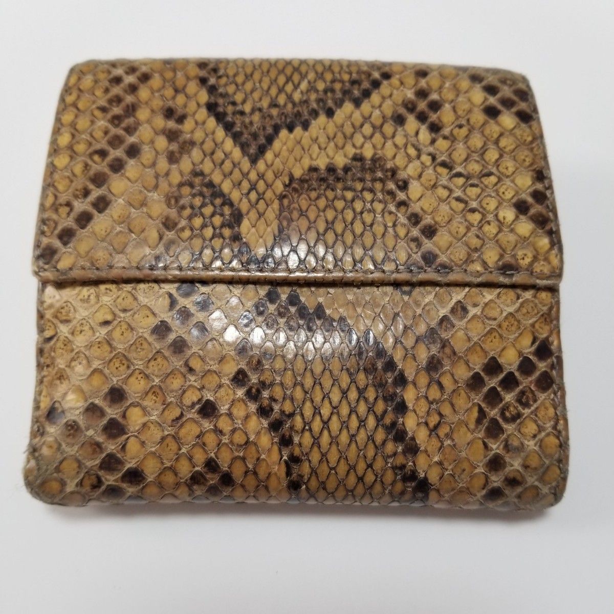 本物・正規品】GUCCI グッチ パイソン 二つ折り財布 ヘビ革 付属品全て