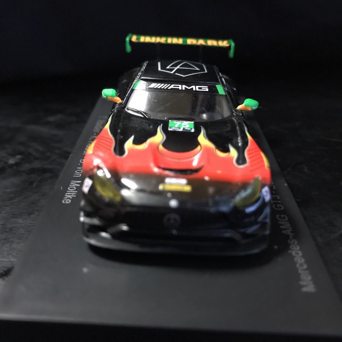 スパーク 1/64 サンエナジー1 レーシング メルセデス AMG GT3 #75 T.ヴォーティエ/K.ハブル/D.フォン モルトケ　プチルマン　2017_画像4
