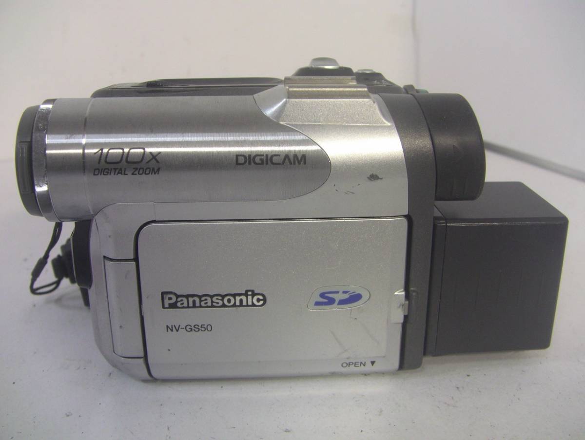 MiniDVテープ再生 きます み Panasonic MiniDVビデオカメラ NV-GS50 