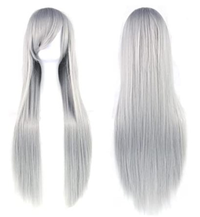  special price!! long wig silver 