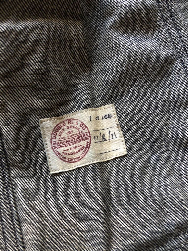 希少】極美品 世界104着限定 RRL LIMITED EDITION RIGID DENIM COAT