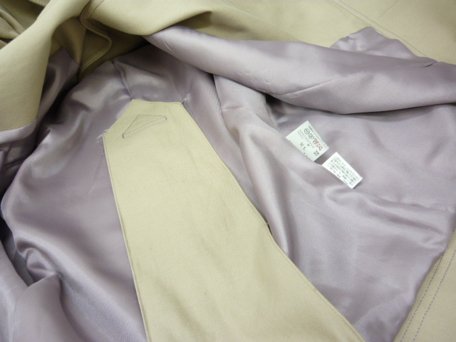 CITRUS NOTES Citrus Notes trench coat lady's size 38 pink beige non-standard-sized mail nationwide equal 710 jpy G4-b