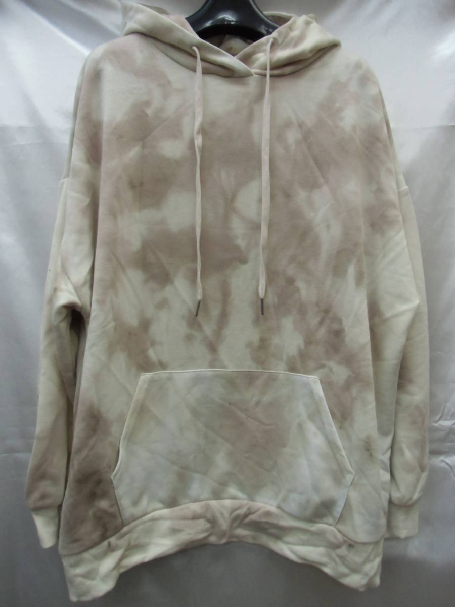 EGOIST Egoist Thai large Parker sweat free size beige group non-standard-sized mail nationwide equal 710 jpy F10-a