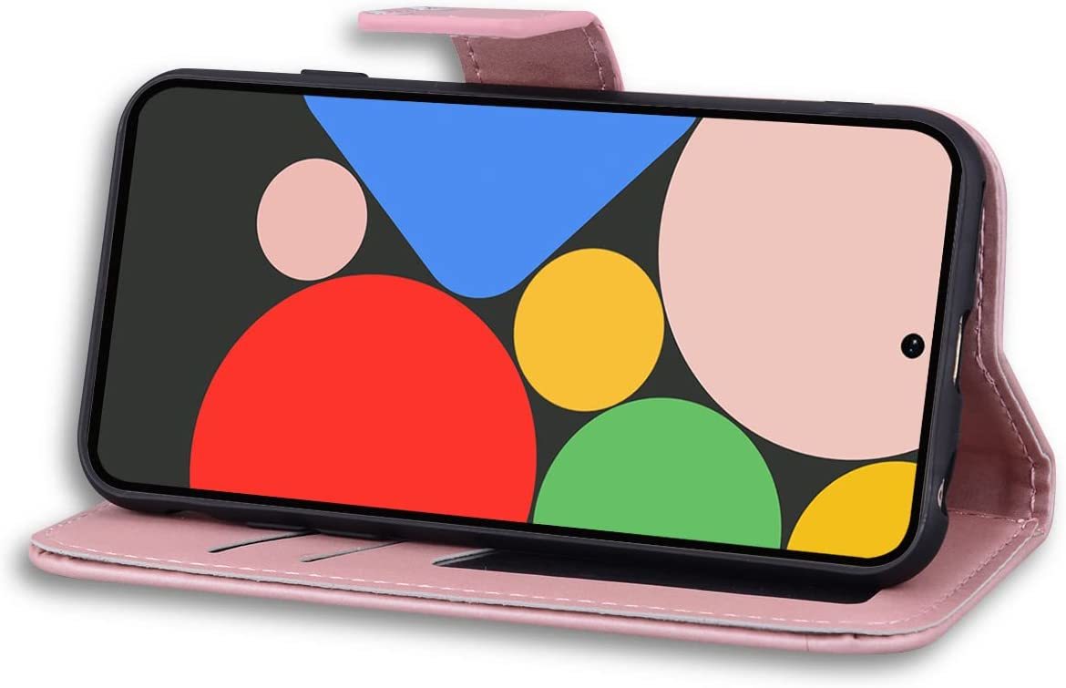 ピンク かわいい おしゃれ ウサギ 手帳型 PUレザー 横置き google pixel 6a 全面保護 財布型 スタンド機能 カード収納 ケース カバー_画像4