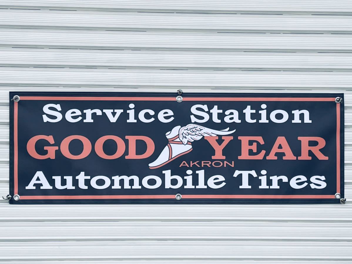 ☆【ヴィンテージ】GOODYEAR グッドイヤー・メタル 看板 www