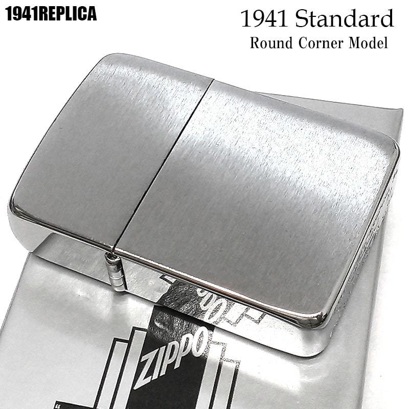 ZIPPO ライター 1941 復刻レプリカ シルバー シンプル ジッポ