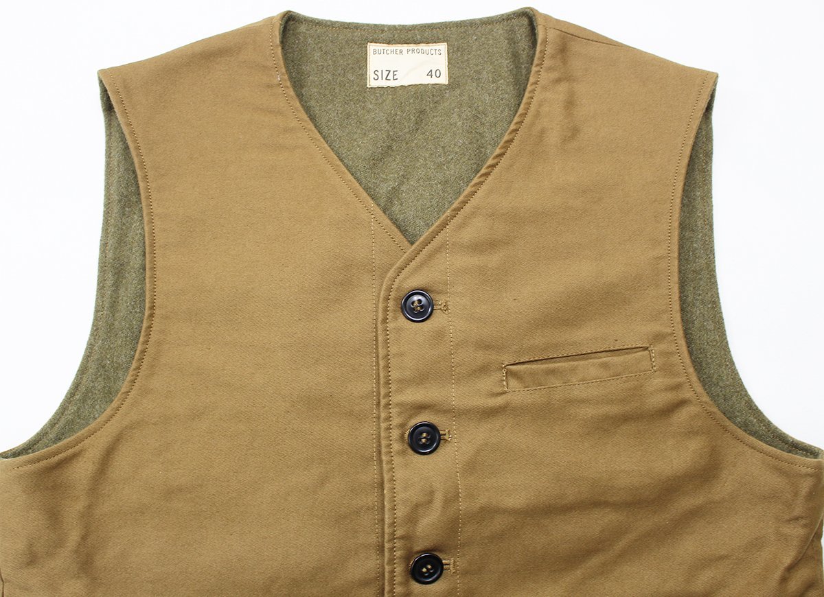 Atlast&co (a Trust ) butcher Pro daktsuFIELD VEST / field the best ultimate beautiful goods khaki size 40 / BUTCHER PRODUCTS