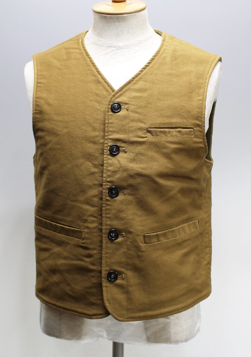 Atlast&co (a Trust ) butcher Pro daktsuFIELD VEST / field the best ultimate beautiful goods khaki size 40 / BUTCHER PRODUCTS