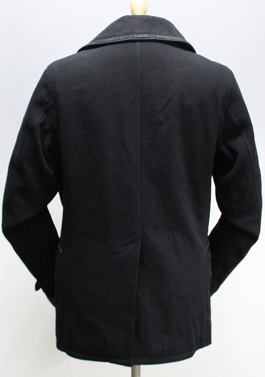 Nigel Cabourn (ナイジェルケーボン) MILITARY PEA COAT / ミリタリーピーコート #8090030000 ブラック size 46(S)_画像3