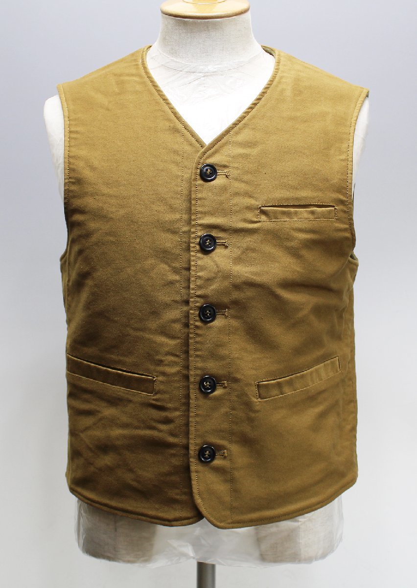 Atlast&co (アットラスト) ブッチャープロダクツ FIELD VEST / フィールドベスト 極美品 カーキ size 40 / BUTCHER PRODUCTS