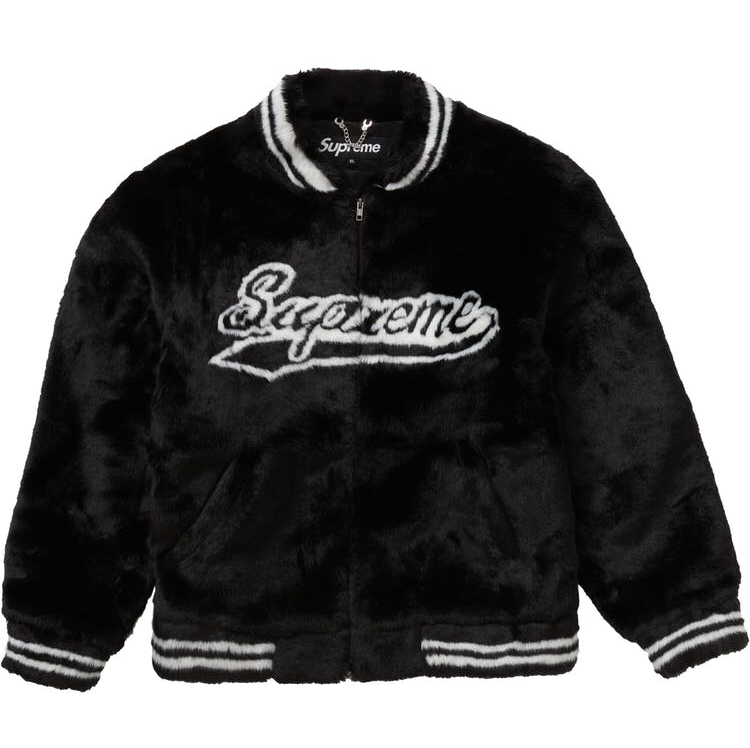 ★ Supreme. SS20 Supreme Faux Fur Varsity Jacket.「Мサイズ」新品未使用 ★