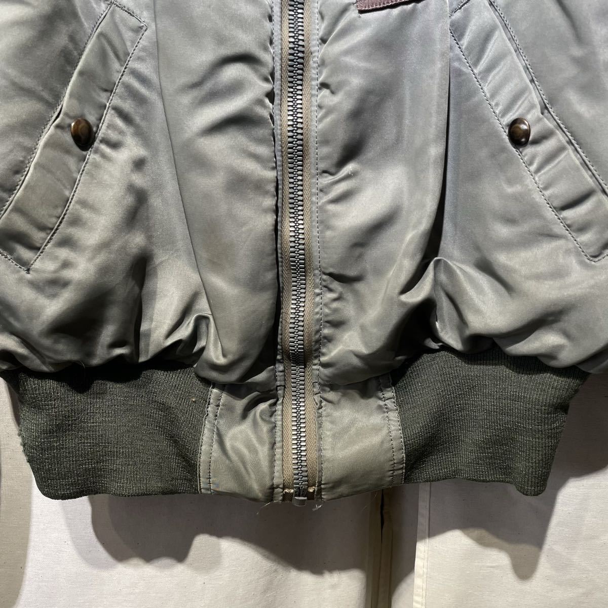 【希少】50s B-15D MOD フライトジャケット 38 ヴィンテージ 米軍実物 USA製 USAF ミリタリー / ARMY NAVY MA-1 M-65 40s 60s 70s 80s