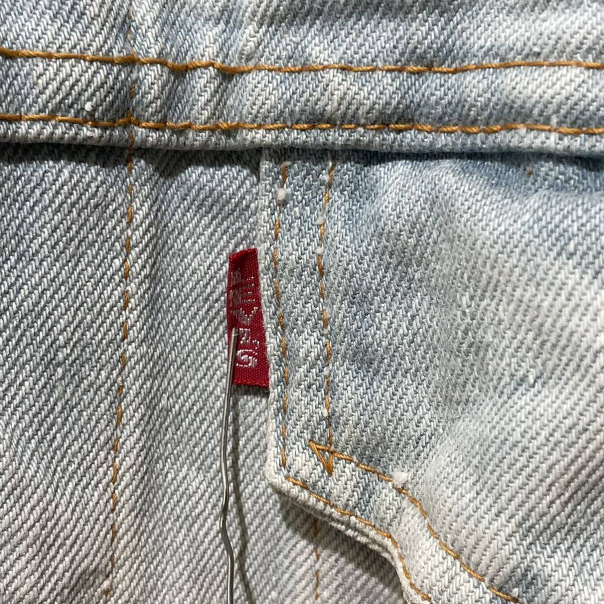 希少】70s Levi's 70505 BIG E ブリーチ デニムジャケット ビンテージ