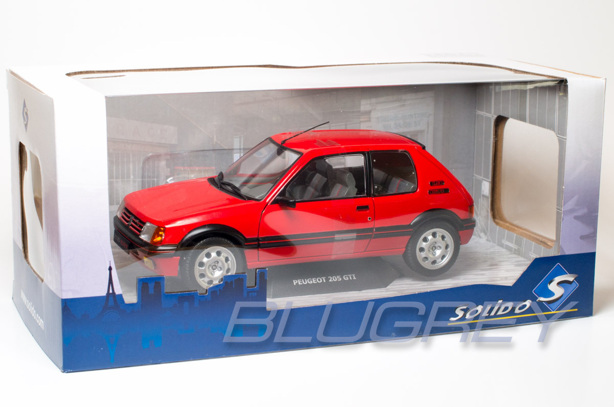  Solido 1/18 Peugeot 205 GTI 1988 red Solido PEUGEOT 205 GTI 1.9L MK 1 S1801702