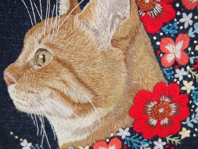 Yahoo!オークション - 送料無料 ハンドメイド・茶トラ猫・手刺繍 Yahoo!オークション - 送料無料 ハンドメイド・茶トラ猫・手刺繍