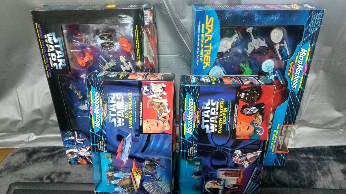 スターウォーズ/スタートレック マイクロマシーン 4セット galoob