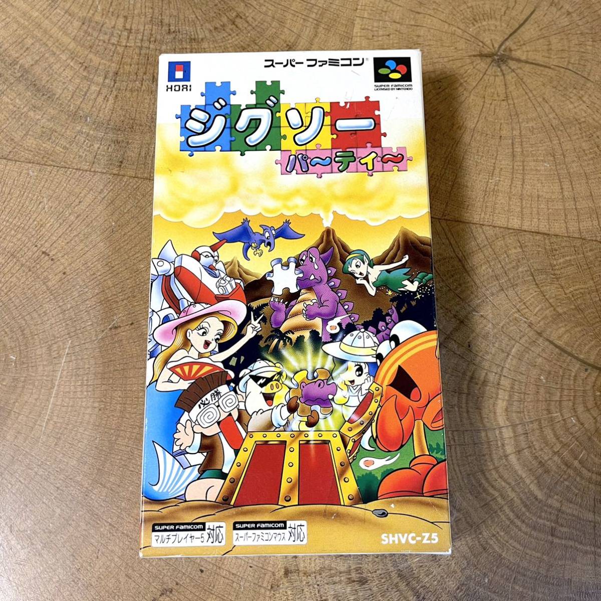T-ポイント5倍】 SFC スーパーファミコン箱説あり ジグソーパーティー