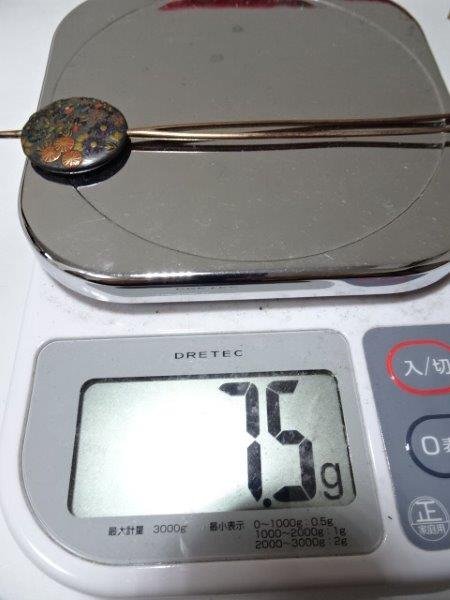 K9螺鈿 豪華笄 かんざし レターパックプラス可 1104U3G_画像7