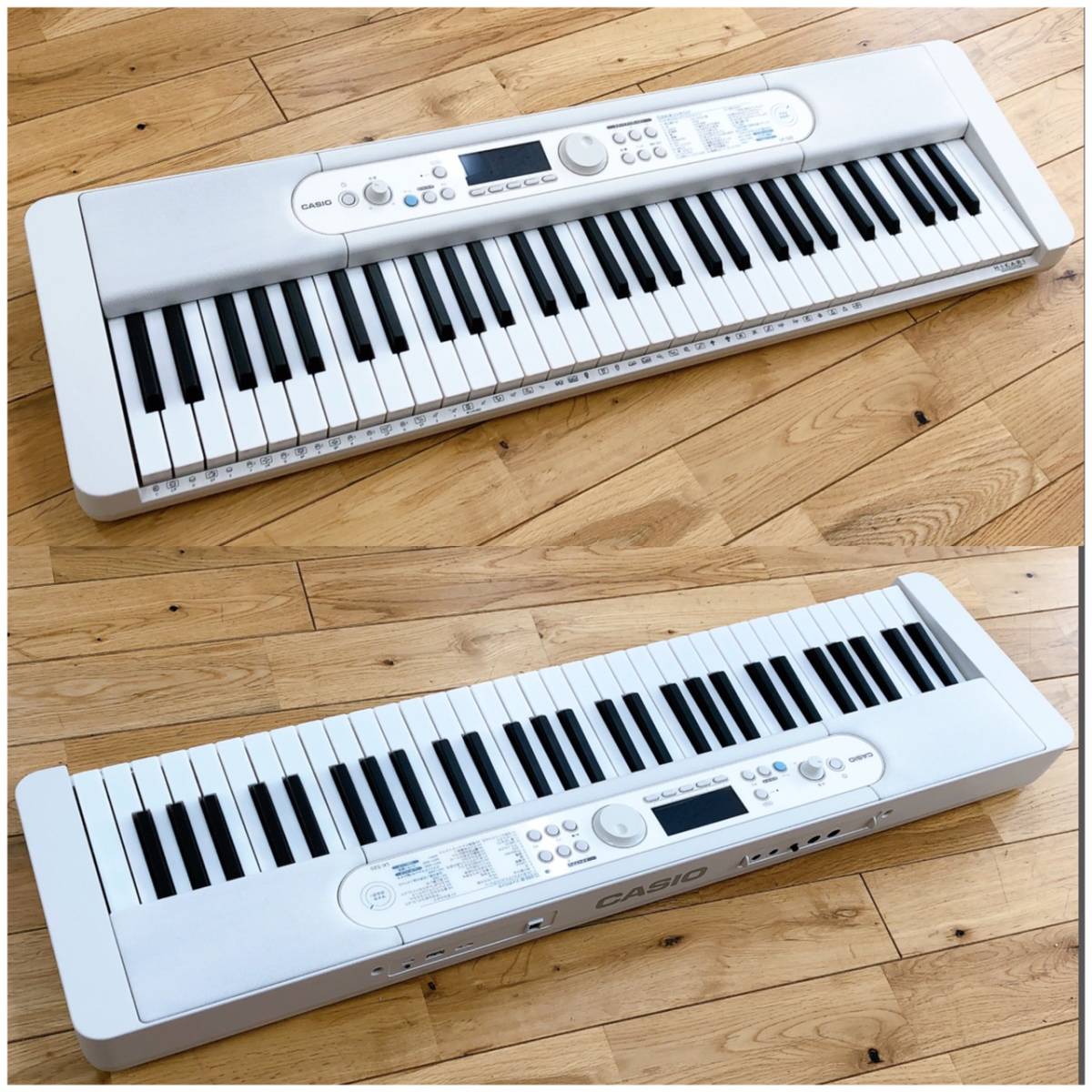 通電 CASIO カシオ LK-520 Casiotone 光ナビゲーション キーボード 2021年製 電子ピアノ 楽器 元箱 1857-1横