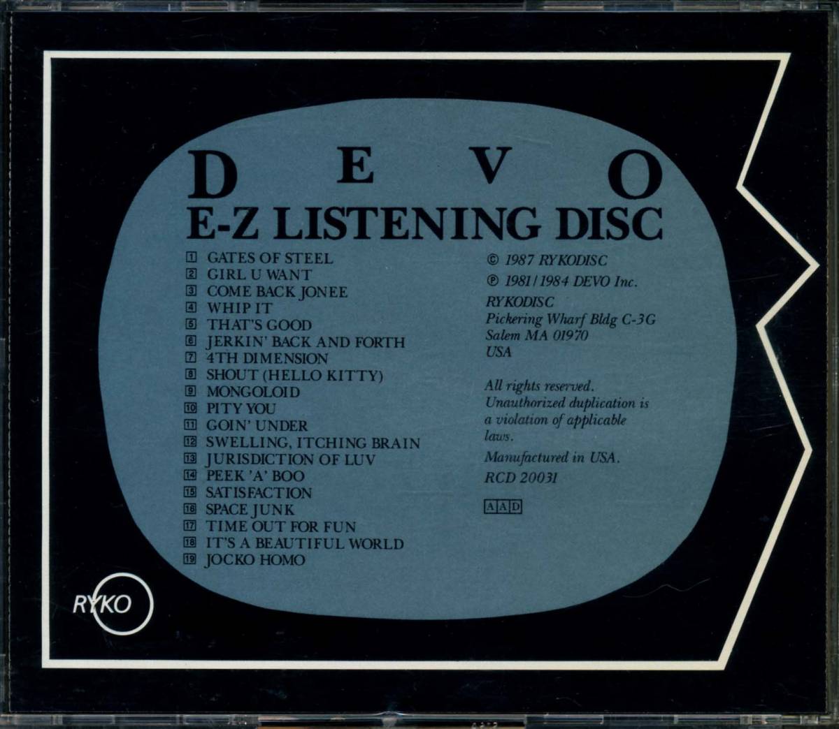 DEVO★E-Z Listening Disc [ディーヴォ,マーク マザーズボー]_画像2
