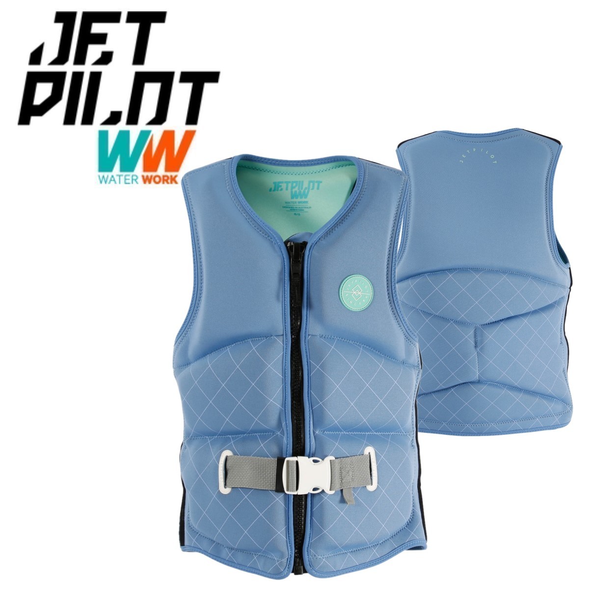 ジェットパイロット JETPILOT 2023 ライフジャケット 送料無料 アリュール F/E レディース ネオベスト JA22298 ブルー 8/S