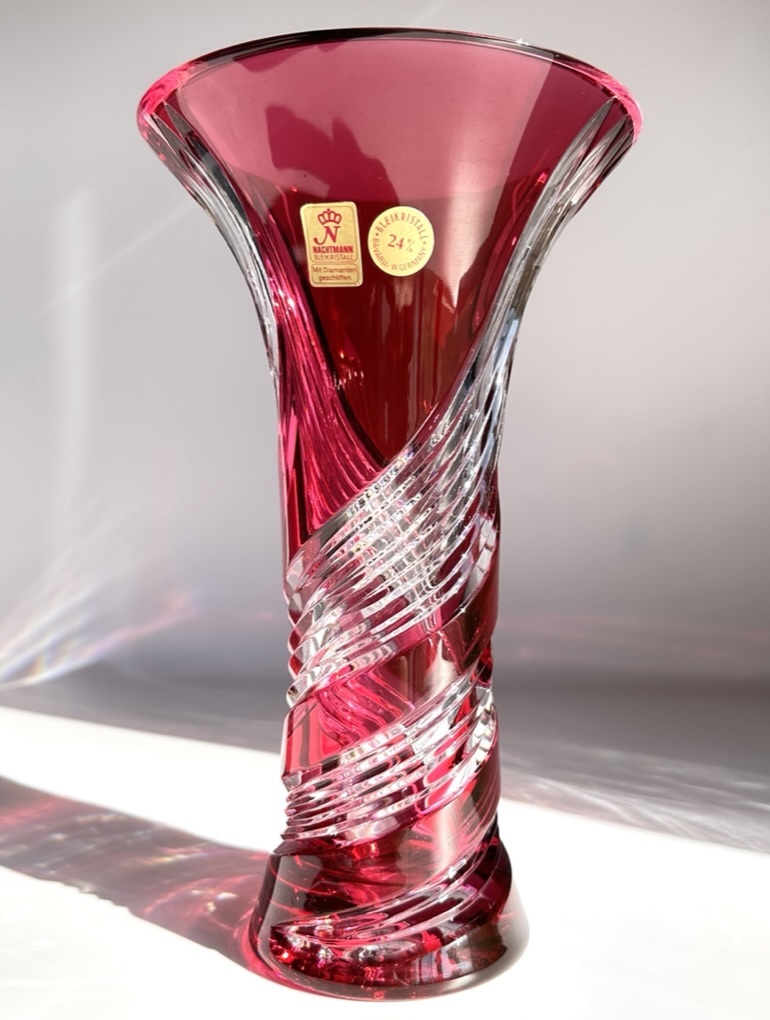 ビンテージ クリスタル花瓶 花瓶 | nevsky.com.au