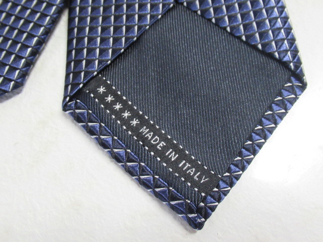 ◆Ermenegildo Zegna エルメネジルド ゼニア シルク 100% 絹 ネクタイ 専用袋付/未使用品_画像7
