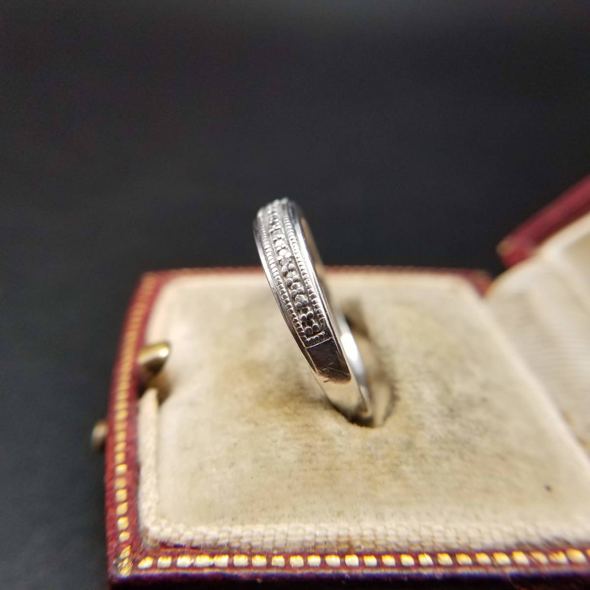  бриллиант 925 серебряный частота кольцо американский Vintage кольцо кольцо серебряный a-ru декоративный элемент Showa Retro Vintage SN12