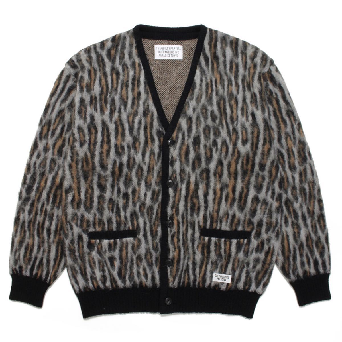 WACKOMARIA LEOPARD MOHAIR CARDIGAN 22ssＬ