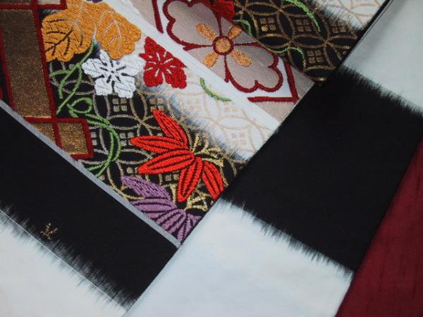 新品！豪華！手織り唐織袋帯、、、、。。上品古典柄_画像3