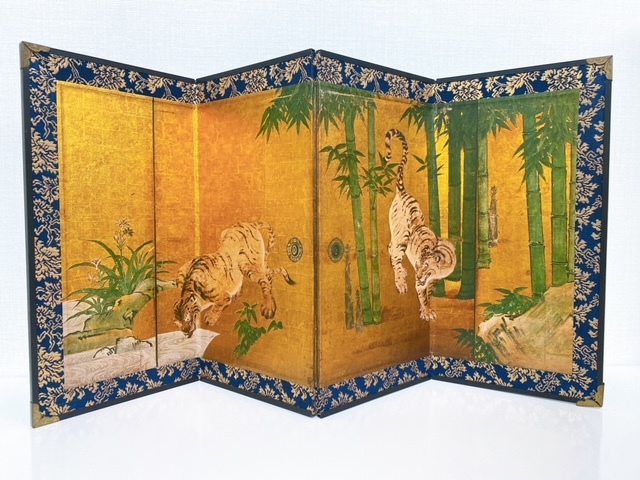 狩野元信作 【麝香の間 京都南禅寺所有】 重要文化財 ミニ屏風