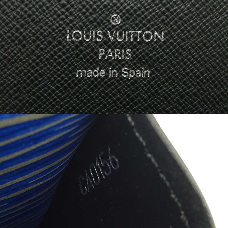 ［飯能本店］LOUIS VUITTON LV ルイ・ヴィトン ポルトフォイユ サラ M61649(廃番) 長財布 エピデニム デニム（ブルー） DH71870_画像6