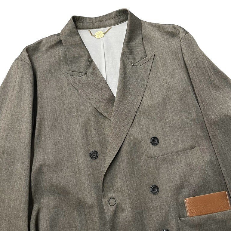SUNSEA 20ss SNM4 DOUBLE-BREASTED JACKET | tspea.org