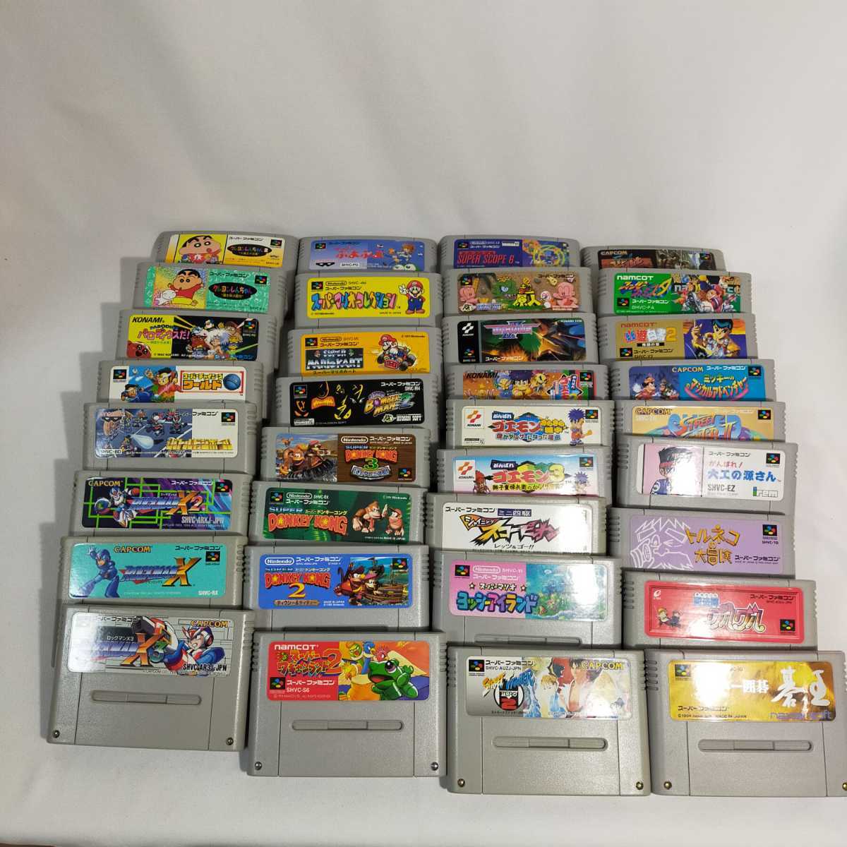 NN0303 942 スーパーファミコン ソフト まとめて 34本 クレヨン