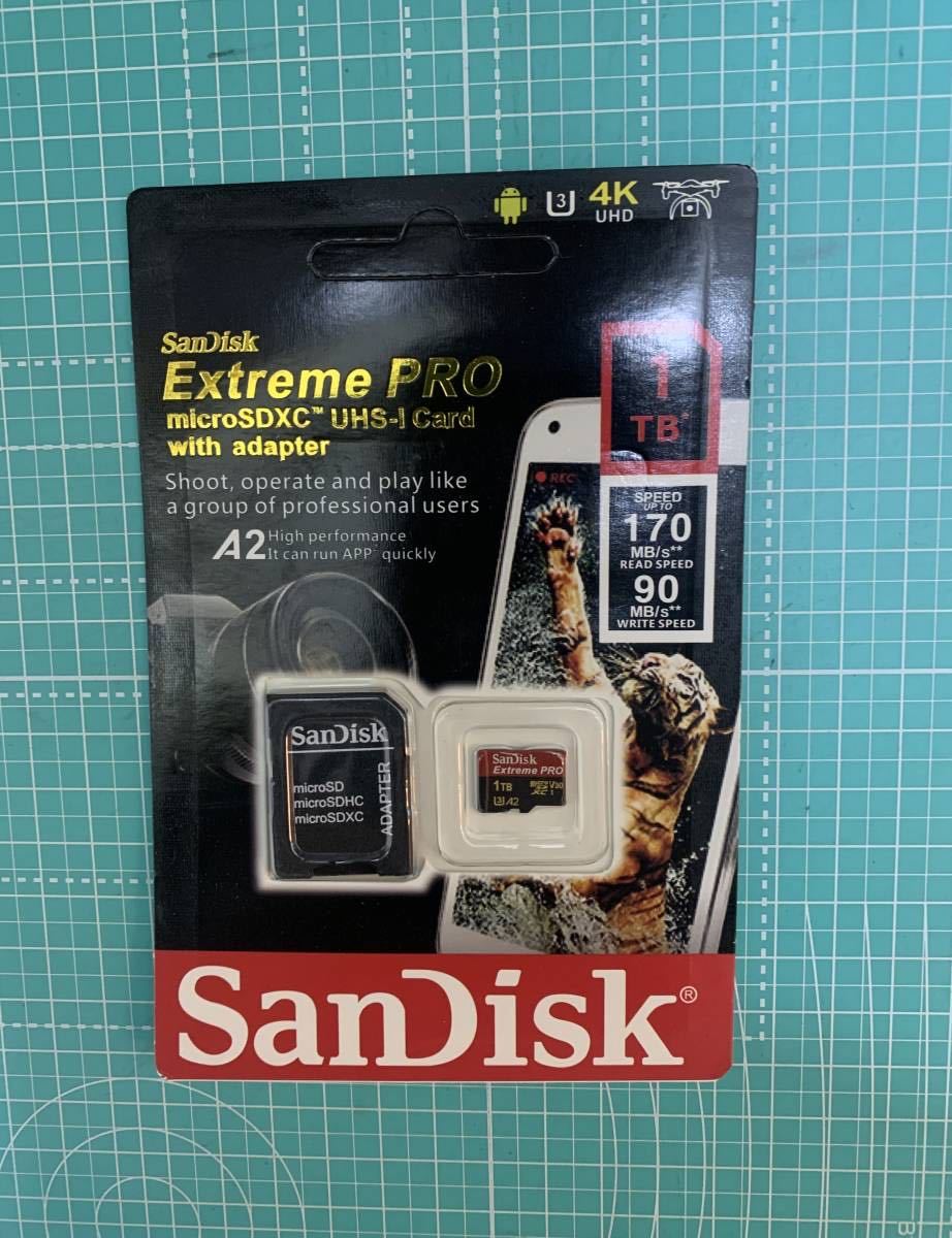 1円スタート 格安 microSDXC 1TB 1000GB SanDisk SDカード Extreme Pro A2対応 JNHオリジナル