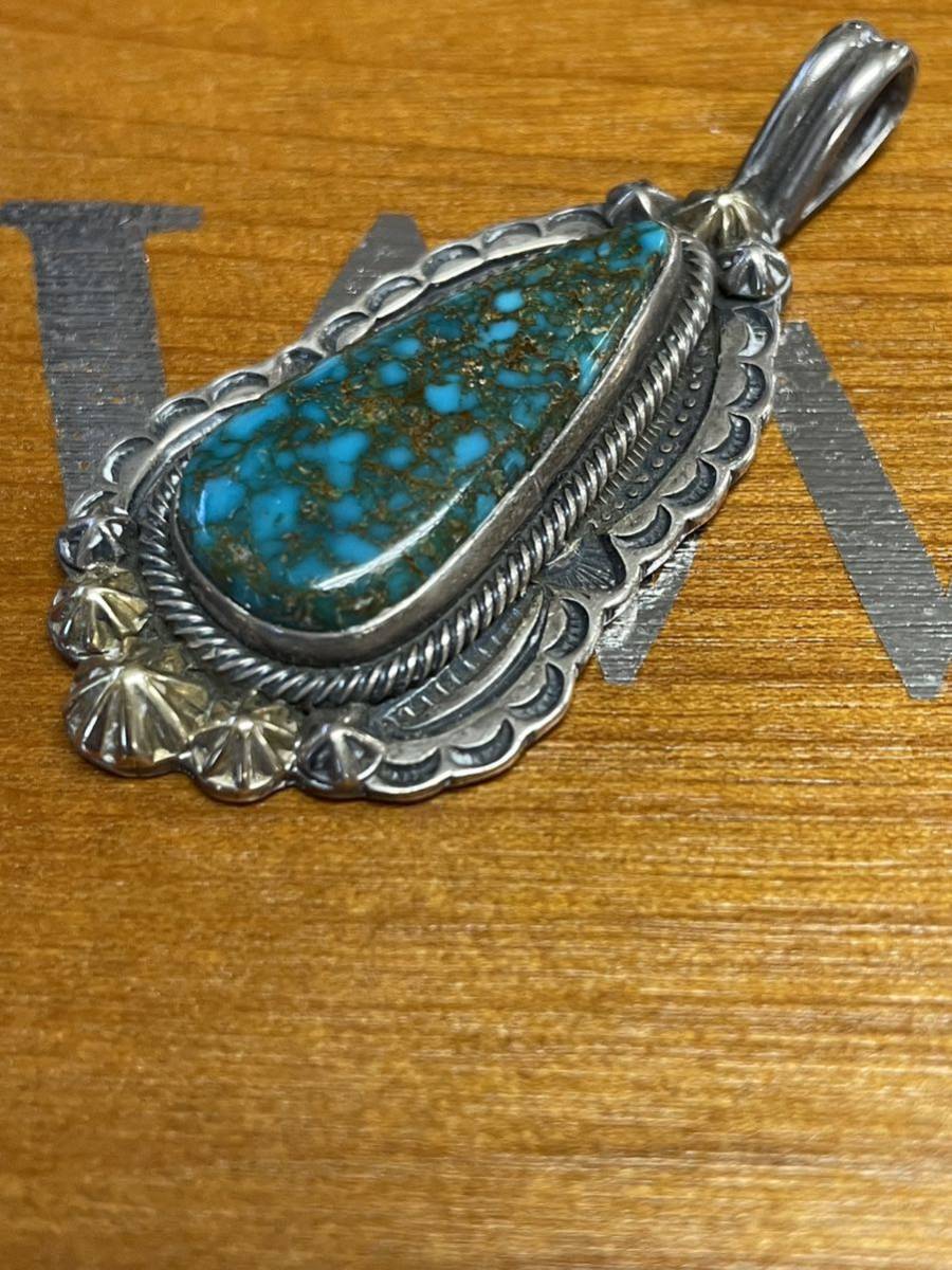  free shipping!. Gary Lee bs18K high grade turquoise s pendant Navajo Indian jewelry pendant top 