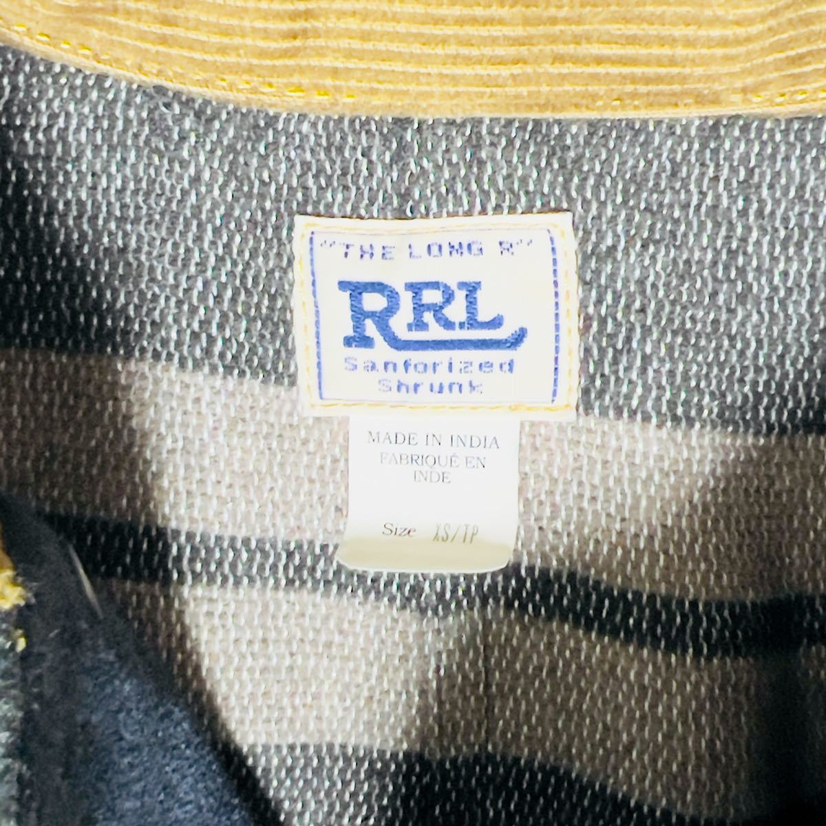 名作】RRL Indigo Roughout Suede Jacket XS ダブルアールエル