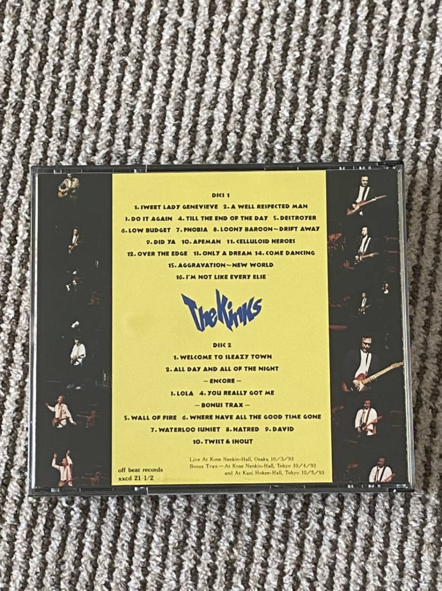 The Kinks 「On The Road Again! Japan Tour 1993」2CD_画像2