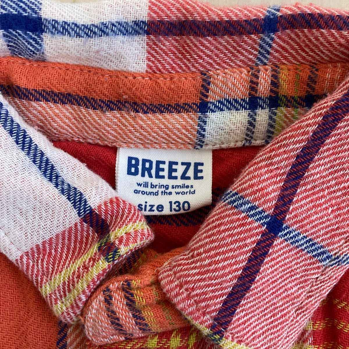 BREEZE ブリーズ 長袖シャツ チェックシャツ ネルシャツ 130cm｜PayPayフリマ