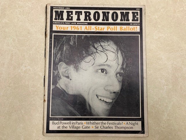 洋書雑誌　METRONOME　1961/11　ジャズ　CGE633_画像1