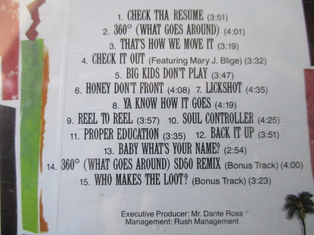 Grand Puba/Reel To Reel グランド・プーバ 92年 大傑作・大名盤♪！ 廃盤♪！ ラップ・クラシックス♪！ レジェンド♪！_画像3